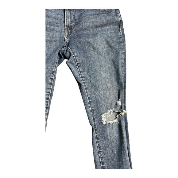 Levi’s Womens Jeans 710 Super Skinny size 30 Distressed Holey Basic Casual - Picture 2 of 6